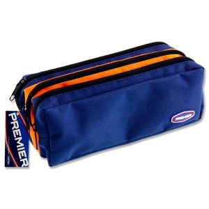 Premier 3 Pocket Zip Pencil Case